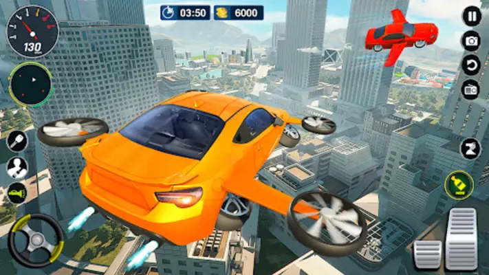 Flying Car Driving android App screenshot 1